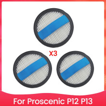 3pcs HEPA Filters Accessories Component Spare Parts for P12 P13 Vacuum Cleaner Parts