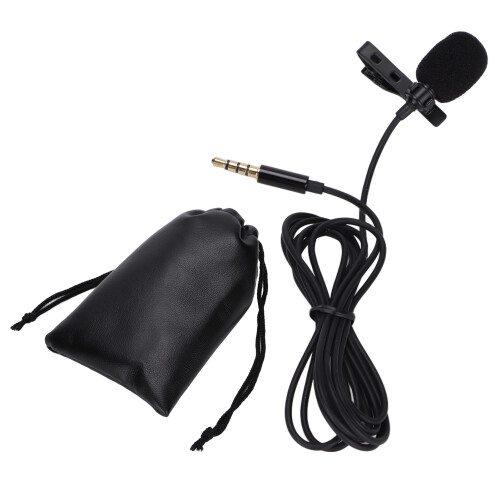 Microphone omnidirectionnel, haute sensibilité, large plage dynamique, son clair, compact et léger, de bonne qualité.