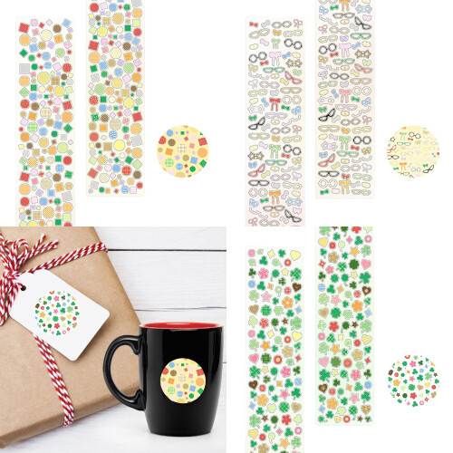 Craft Sticker Water Resistant PET Sticker Aesthetic-Button 1