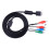 Sharper Image Component AV Cable For PS2 PS3 High Resolution Graphics Clear Picture Progressive Scan Support HDTV Ready High Definition Stereo Audio 5