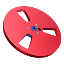 Open Reel Tape Reel 7 Inch Aluminium NAB for 1/4 Inch Tape Red Replacement for TEAC ReVox Studer