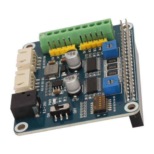 Διπλός βηματικός έλεγχος κινητήρα HAT για Raspberry Pi & Jetson Nano, 6 λειτουργίες 2