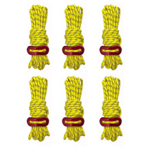 Cuerda reflectante para acampar, cordones ultraligeros para tiendas de campaña, perfectos para aventuras al aire libre, material de nailon de alta