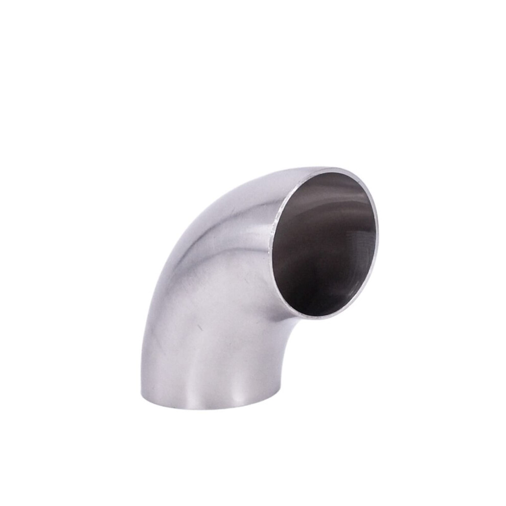 Stainless Steel 90 Butt Weld Elbow Sus 304 Sanitary Pipe Fitting Leak Corrosion Resistant 9001264053697