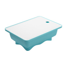 Multipurpose Sink Basket with Cutting Board For Food-Blue