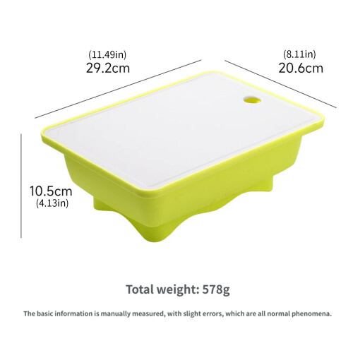 Multipurpose Sink Basket with Cutting Board For Food-Blue 2
