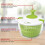 Large 5 Quart Salad Spinner with Serving Bowl, Manual Vegetable Spinner, Locking Lid and NonSlip Base 4
