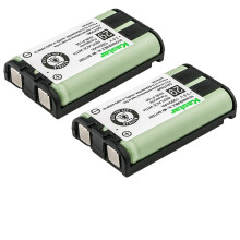 2Pack HHRP104 Cordless Phone Battery Replacement 3.6V 1000mAh NiMH for Panasonic KX Series