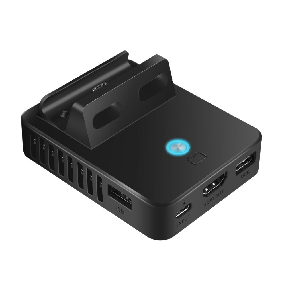 Docking Station For Nintendo Switch With Short Circuit Protection And Multi Port Available,Includes One Touch Conversion Switch And Usb 3.0 Support 9420858121183