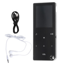 Verlustfreier MP3-Player mit Bluetooth 5.2, HiFi-Klangqualität, Sportarmband, FM-Radio, Diktiergerät, multifunktionalem Metallgehäuse, tragbarer