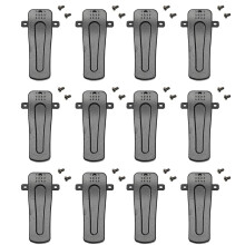 Belt Clip for Baofeng BF888S BF666S BF777S and Retevis H777 Two Way Radios 12 Pack Secure Fit