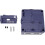Replacement Shell Purple Blue ABS Case for Nintendo GameCube DOL001 DOL101 with Full Port Access 5
