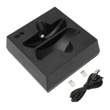 Base di ricarica per controller, stazione di ricarica rapida per controller PS VR2Sense, design ergonomico per una presa comoda, indicatori LED per