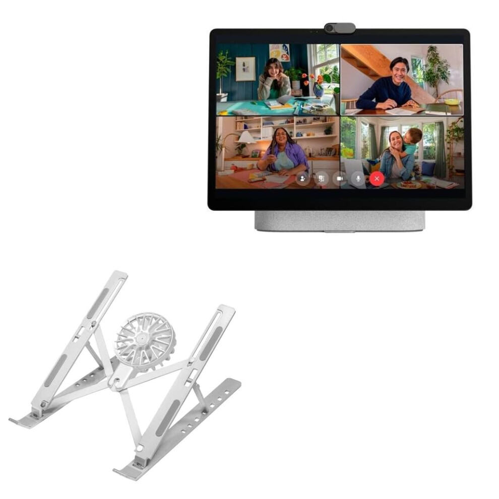 Laptop Cooling Stand With Usbc Fan, Adjustable Height, Foldable Aluminum For 14 Inch Devices 9426802886276