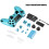 Replacement Controller Housing for PS4 Game Controllers, Full Front Back Shell with Analog Sticks Thumb Sticks for Stylish Protection, Good Quality 8