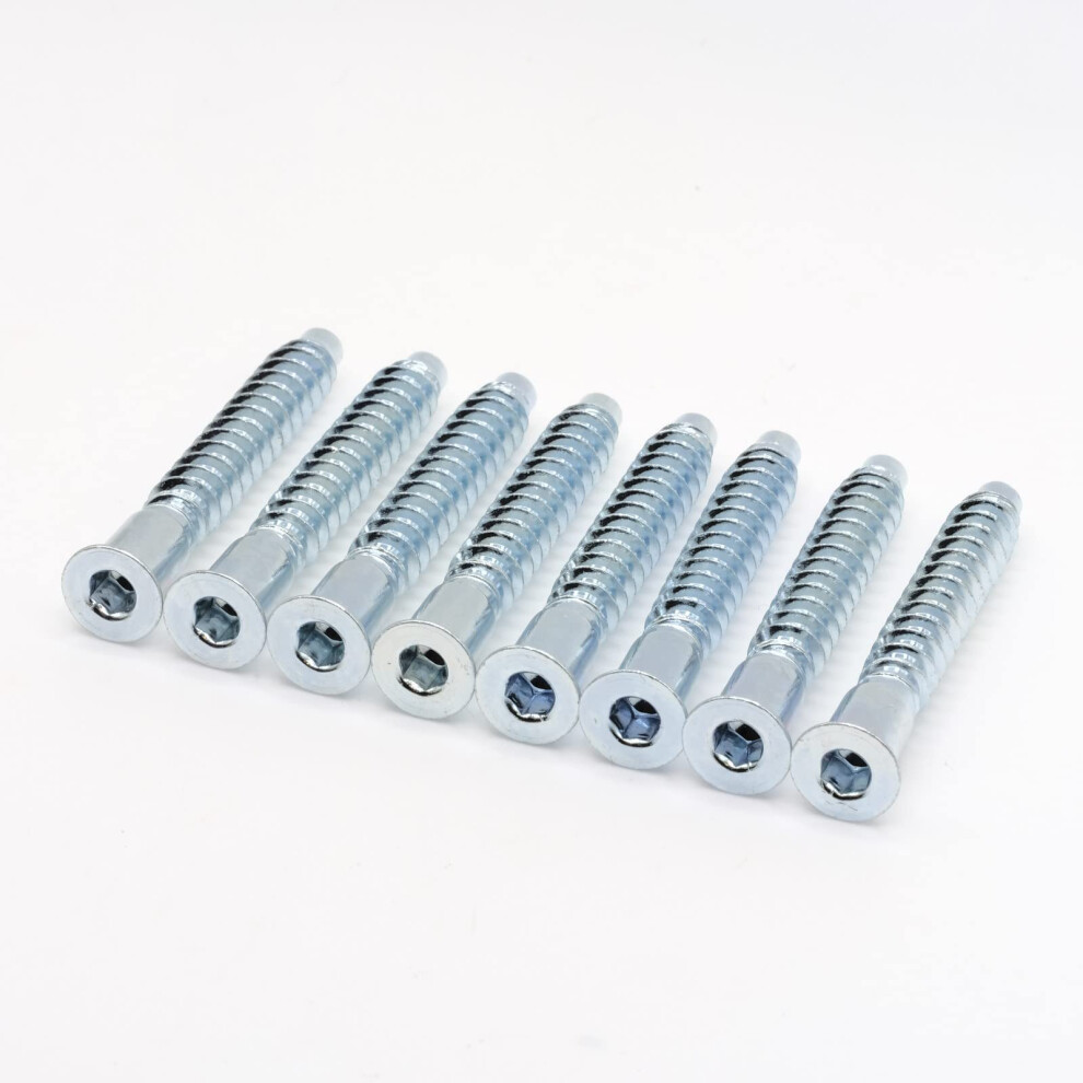 Replacement Screws M7 Confirmat 50Mm Compatible With Ikea Part 100214 100219 Pack Of 8 9426802886009