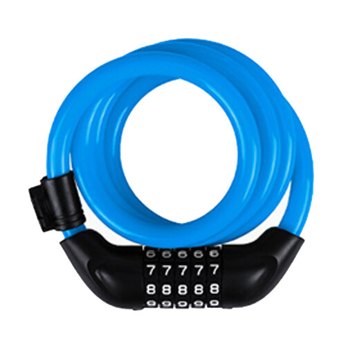 Self Coiling Security Lock, Multi-purpose for Bicycles and Motorcycles