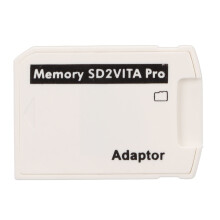 Adaptador de tarjeta de memoria para juegos SD2Vita de fácil instalación, soporte para tarjeta Micro SD, ranura para juegos, compatible con