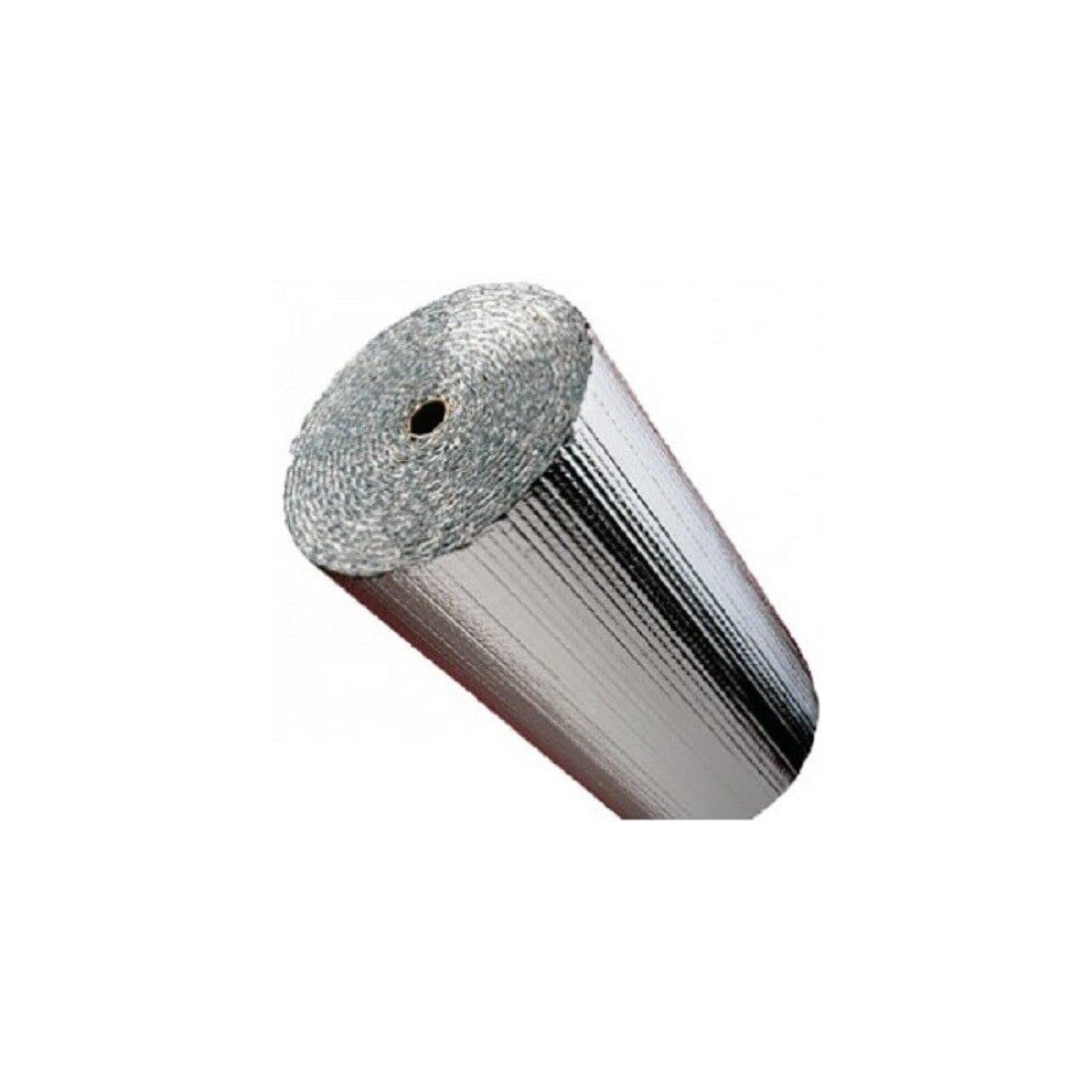 Reflective Insulation Roll 16X50 Ft Double Bubble Energy Saving Radiant Barrier For Attics 9189345640506