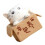 Cartoon-Arme-Box-Katze-Modell, kleine Statue, 8
