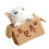 Cartoon-Arme-Box-Katze-Modell, kleine Statue, 9