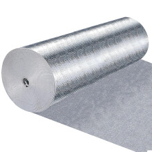 Reflective Insulation Roll 48'x100' Double Aluminum Foil Radiant Barrier for Garage Door and Windows