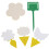 Pack of 57 Double Sided Multiple Shape Fly Control Traps-radish 4