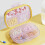 PortableWeekly Pills Box Secure Medicine-Transparent powder 7