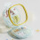 PortableWeekly Pills Box Secure Medicine-Transparent powder 3