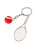 Tennis Inspired Key Accessory Zinc Alloy Construction-Red 1