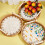 Size Option 22cm 24cm 28cm Woven Snacks Tray-white shell 22X3 4