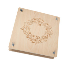 Presse à fleurs en bois 7.09x7.09 pouces, ensemble