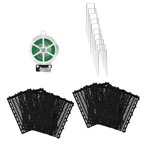 Couverture de protection de tronc d'arbre utilisant des-Noir