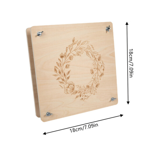 Presse à fleurs en bois 7.09x7.09 pouces, ensemble 2