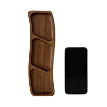 Compact Bamboos Cookie Tray in Two Sizes 24.8cm and-Three grids