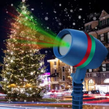 Gartenlichter Stern Weihnachtsprojektor Bewegliche Beleuchtung LEDs Farbe