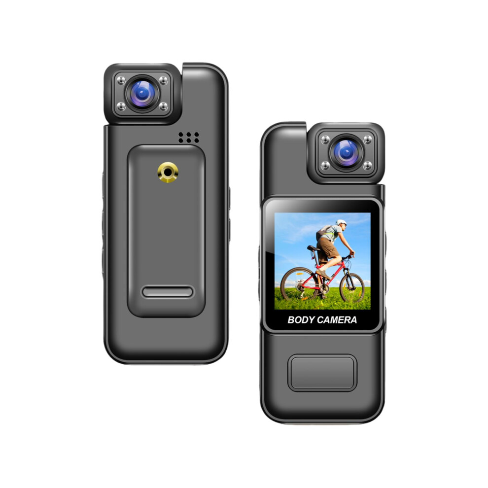 4K Body Camera With Night Vision, Smart Motion Detection, 180 Rotating Lens For Police And Security 9119770775924