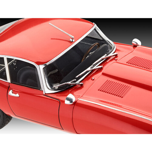 Revell Jaguar E-Type Coupe Car 1:24 Scale Level 3 Revell Model Kit 2