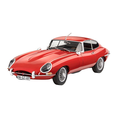 Revell Jaguar E-Type Coupe Car 1:24 Scale Level 3 Revell Model Kit 1