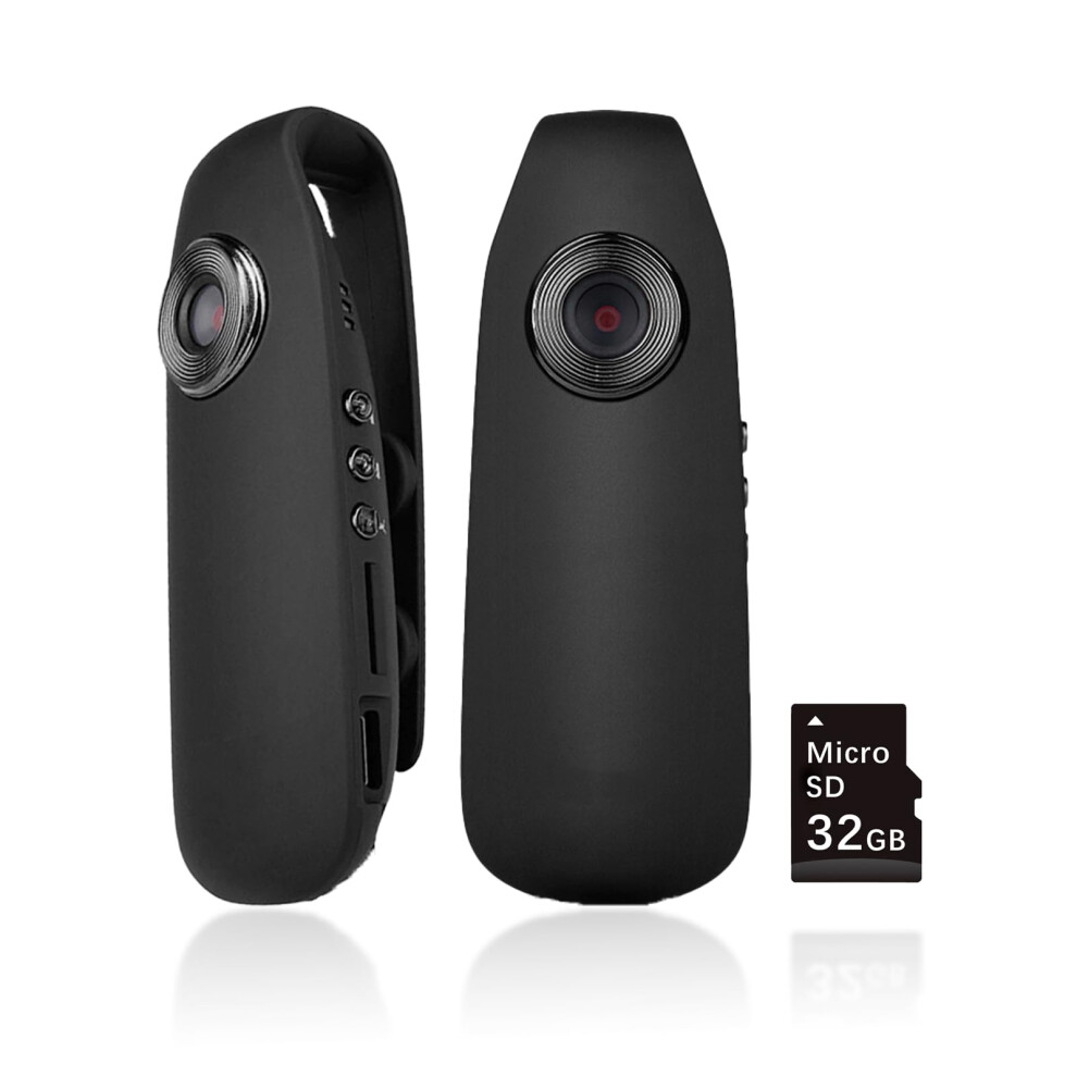 Mini Body Camera 1080P Hd With Audio Video Recording, Clip On Wearable Police Cam, Motion Detection 9001264053574