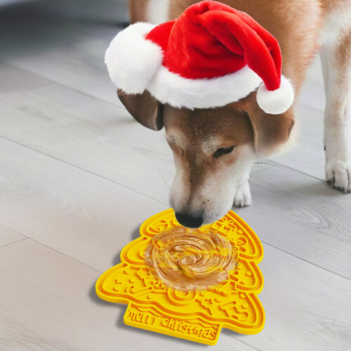 Tapis d'alimentation en silicone pour améliorer-Rouge 2