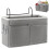 Bedside Storage Organizer Hanging Bedside Caddy for Bunk Beds Dorm Room Headboard Bed Rail Light Grey 1