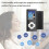 Ακουστικά HiFi Bass, Τεχνολογία Bluetooth για ασύρματη ελευθερία, Φορητή συσκευή 6
