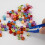 10PCS Plastic Tweezers for Beadwork, Blue Craft Beading Tools with Precise Placement Grip 5