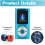 MP3 Player με σχεδιασμό με κλιπ, φορητό music player με οθόνη 1,8 ιντσών, περιλαμβάνει 4