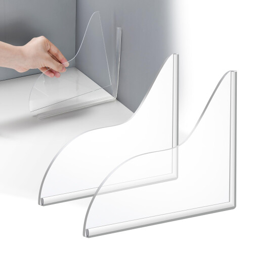 Shower Splash Guard 2 Pack SelfAdhesive Waterproof Silicone Bathtub Protector for Gap Sealing