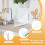 Shower Splash Guard 2 Pack SelfAdhesive Waterproof Silicone Bathtub Protector for Gap Sealing 4
