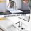 Shower Splash Guard 2 Pack SelfAdhesive Waterproof Silicone Bathtub Protector for Gap Sealing 2