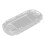 Capa com encaixe perfeito para PSP 2000/3000, proteção completa com acabamento resistente a arranhões, capa rígida transparente com abertura 2