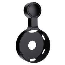 Versatile Wall Mount for Google Home Mini & NEST Mini, Space Saver Outlet Holder with Enhanced Acoustics for Kitchen, Bathroom, Bedroom (Black), Good